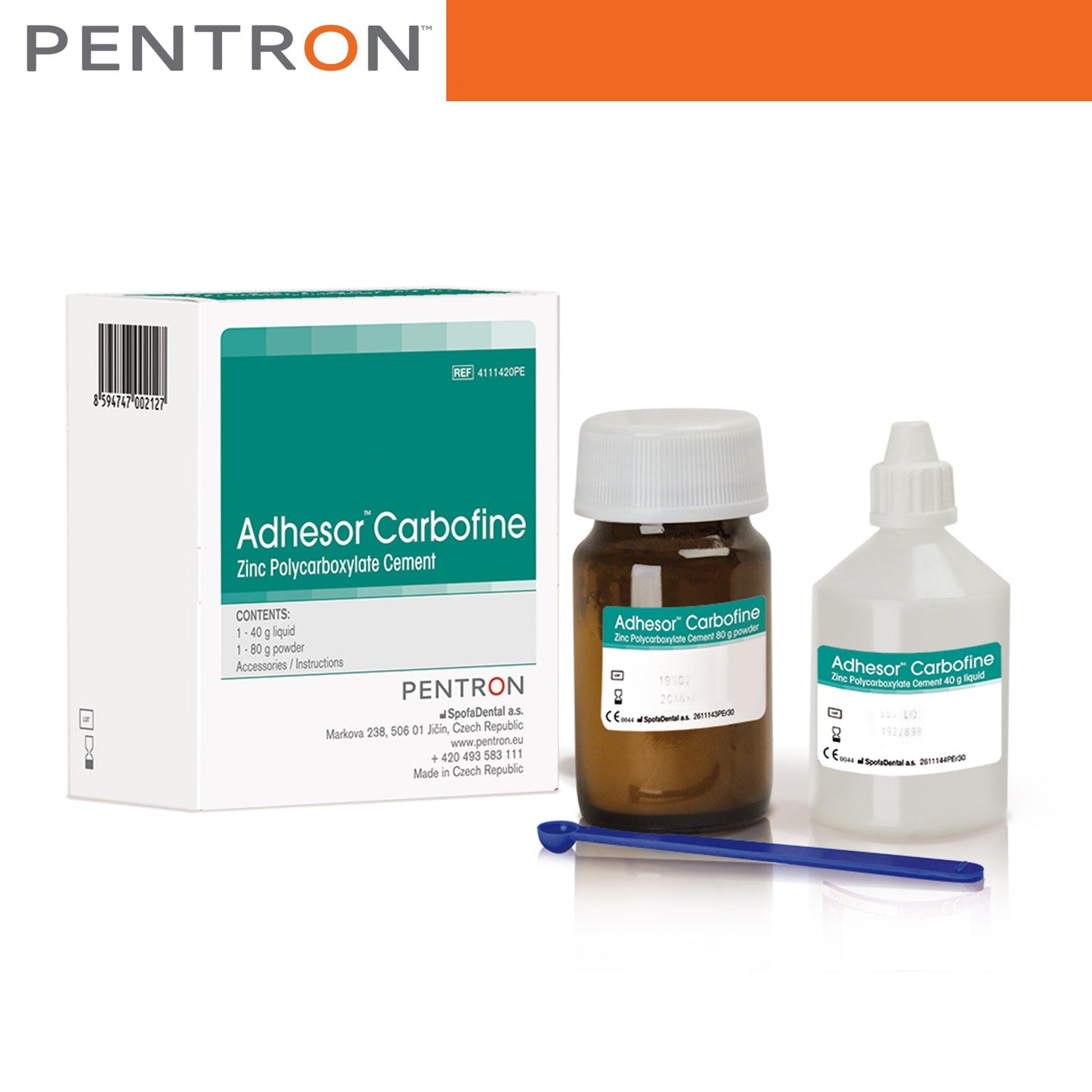 Adhesor Carbofine Polycarboxylate Cement Set