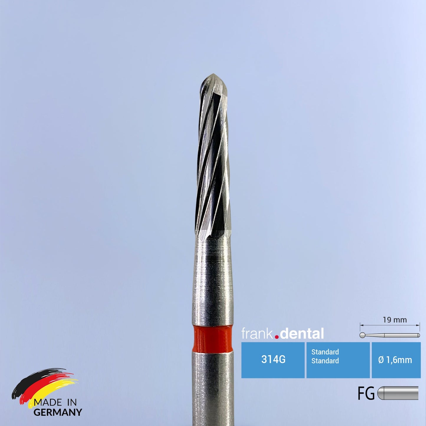 Orthodontic Adhesive Remover & Debonding Bur - C282K - For Air Turbine 1 pcs