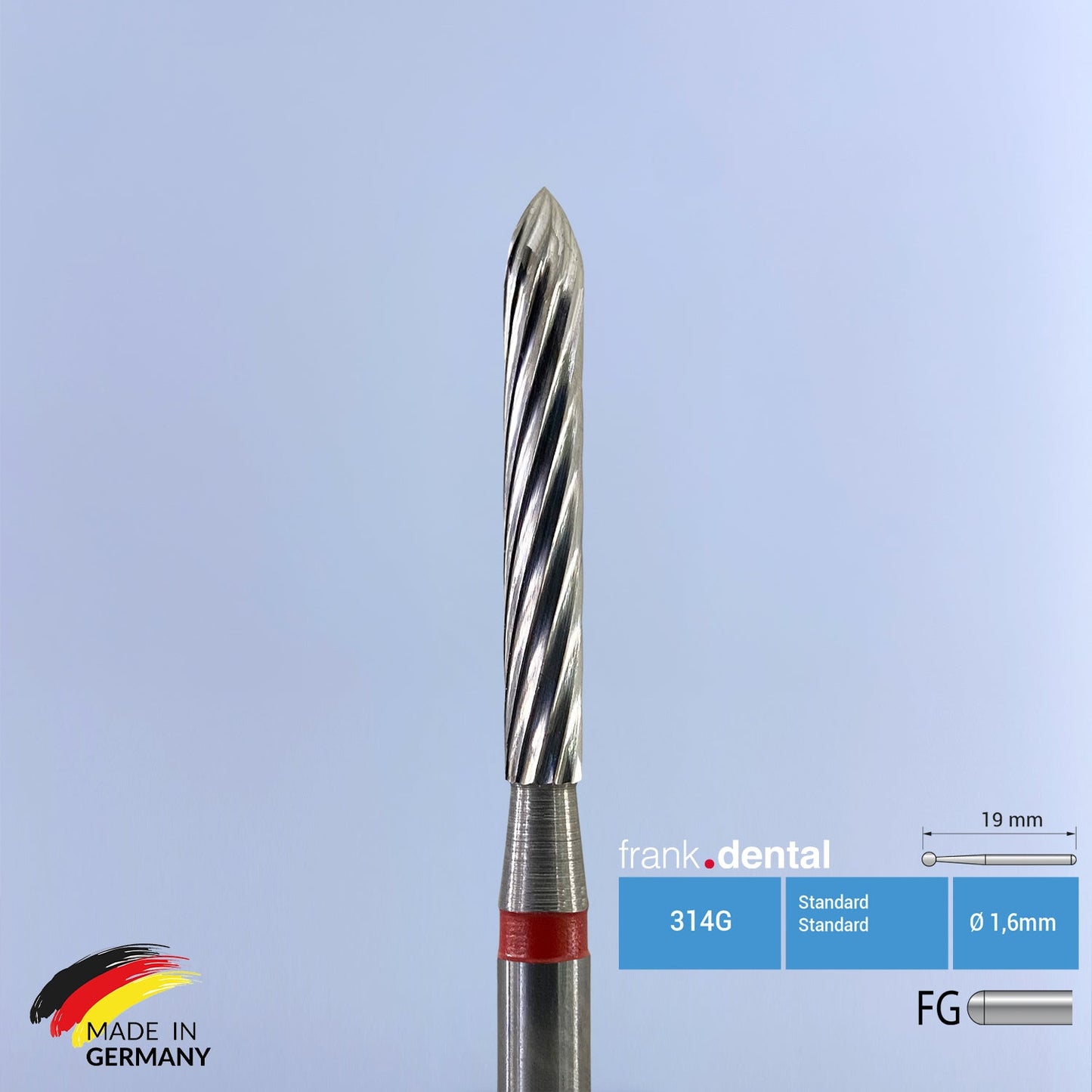 Orthodontic Carpide Adhesive Remover & Debonding Bur - Air Turbine C284