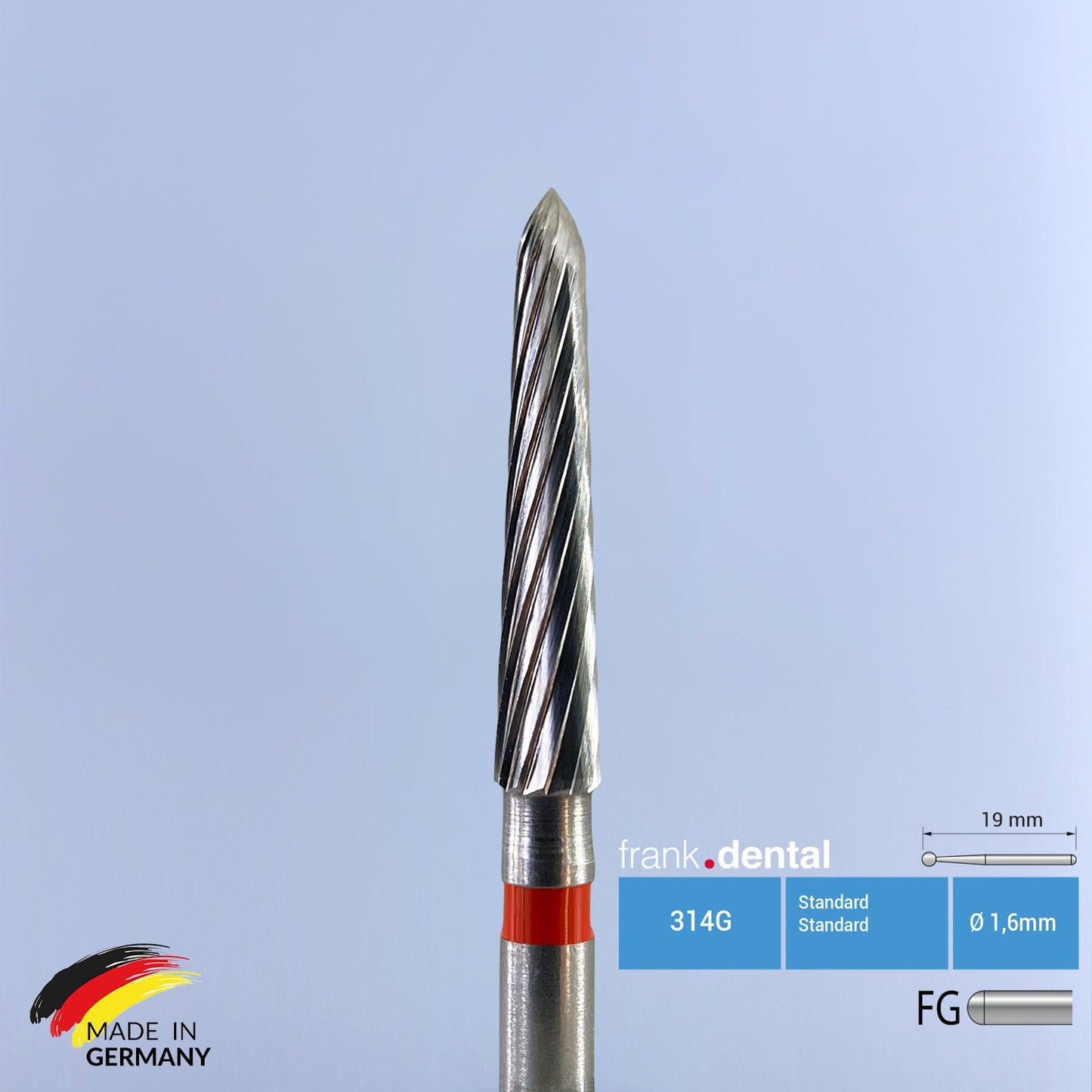 Orthodontic Carpide Adhesive Remover & Debonding Bur - Air Turbine C284K