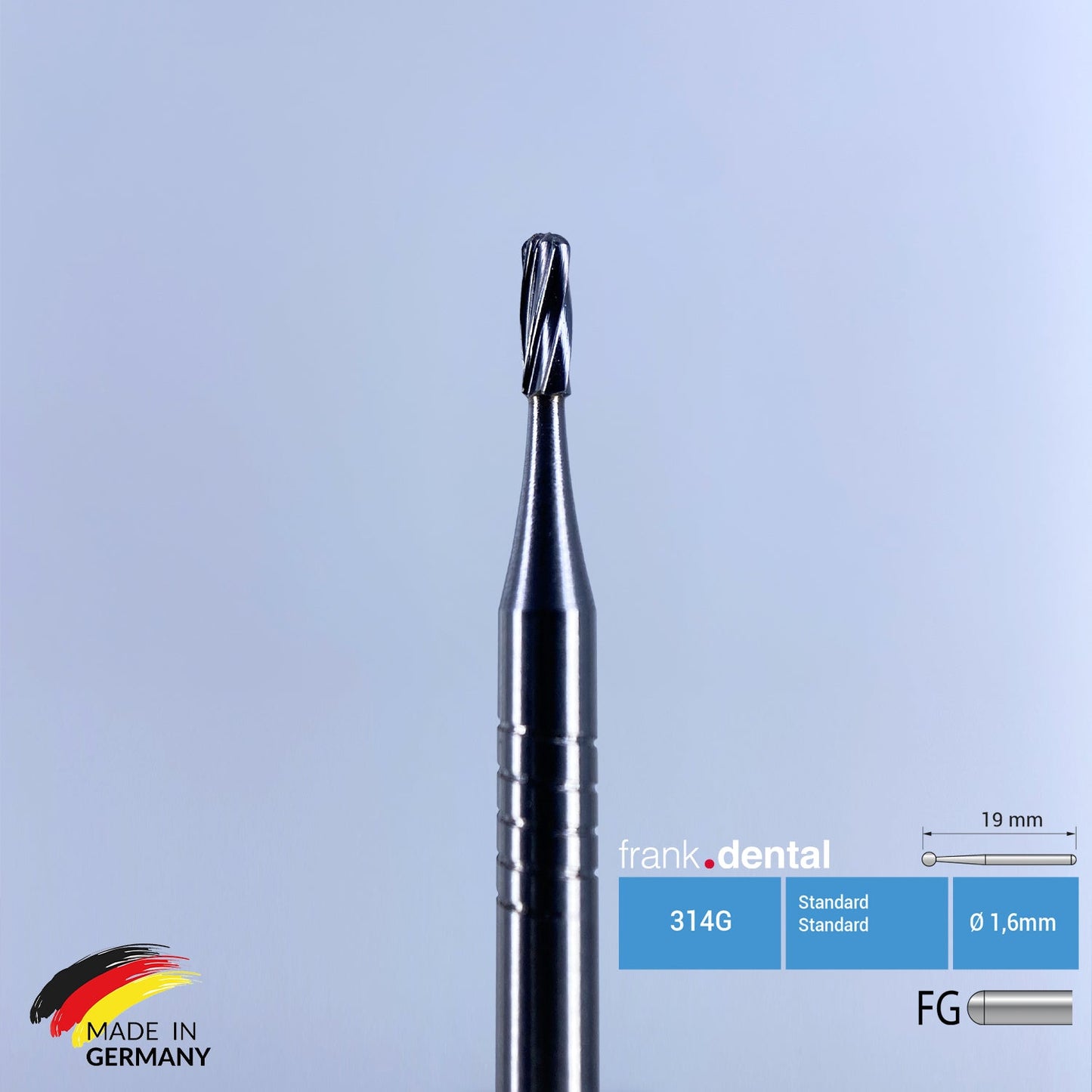 Orthodontic Adhesive Remover & Debonding Bur - C21R.FG - 5 Pcs