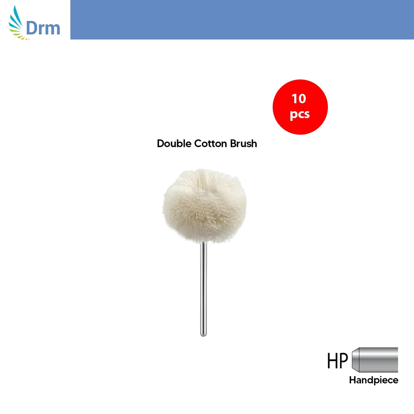 Round Porcelain and Composite Polishing Kit 10 Pieces - Handpiece