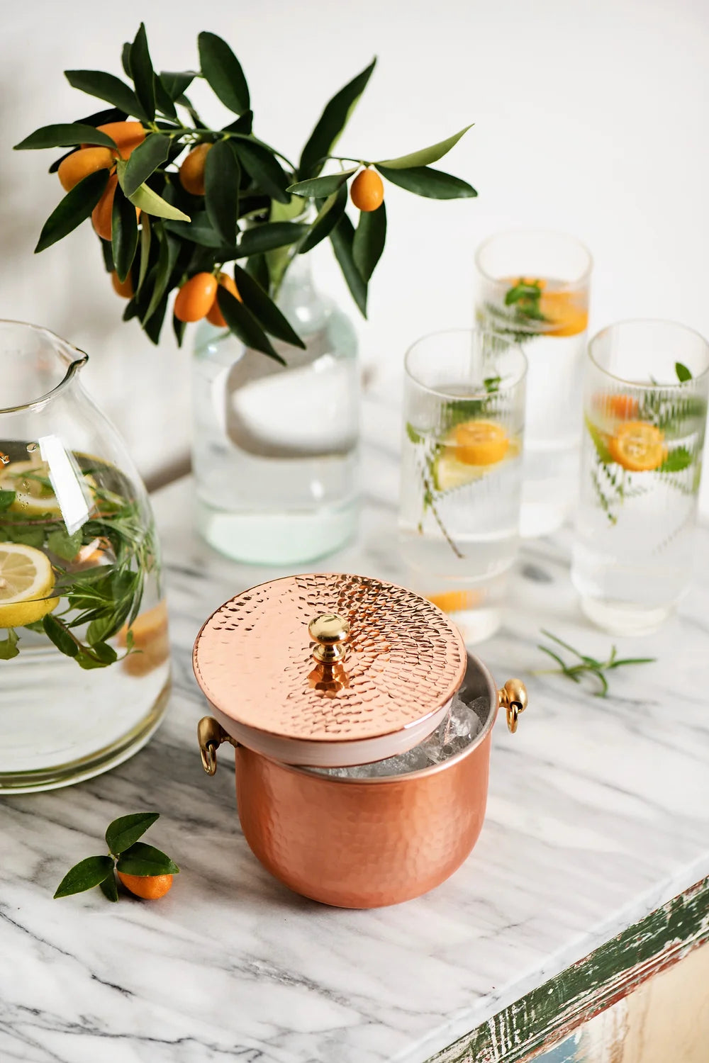 Saki Copper RakI Ice Bucket
