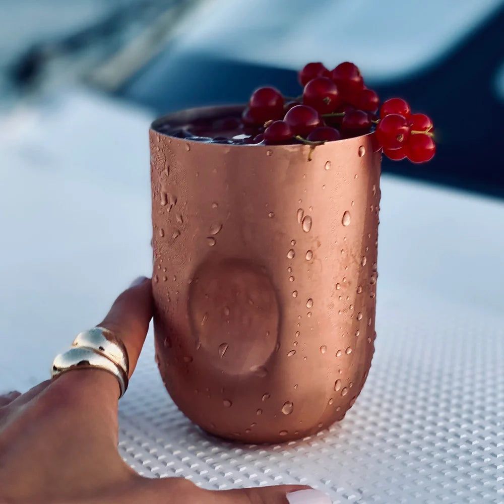 Tumy Copper Cocktail Glass