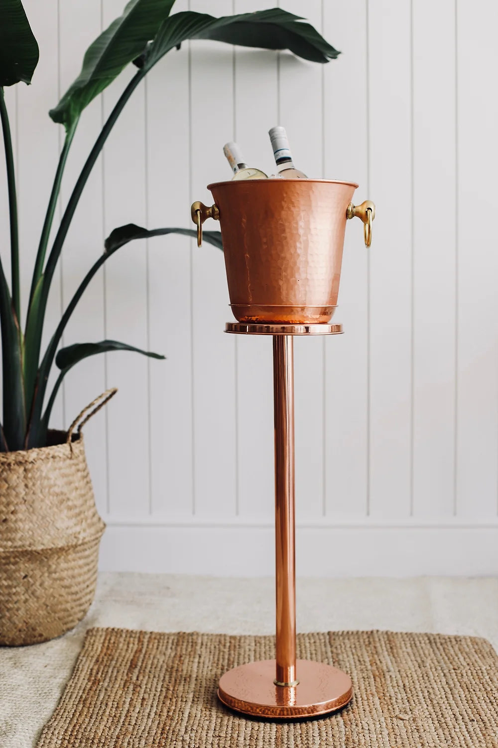 Ardenne Copper Champagne Bucket Stand