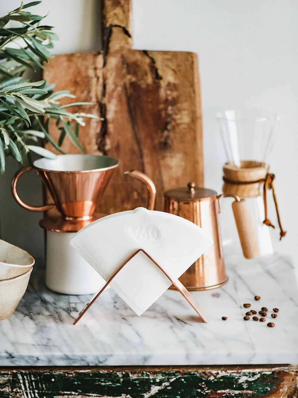 Brewlab Copper Paper Coffee Filter Holder
