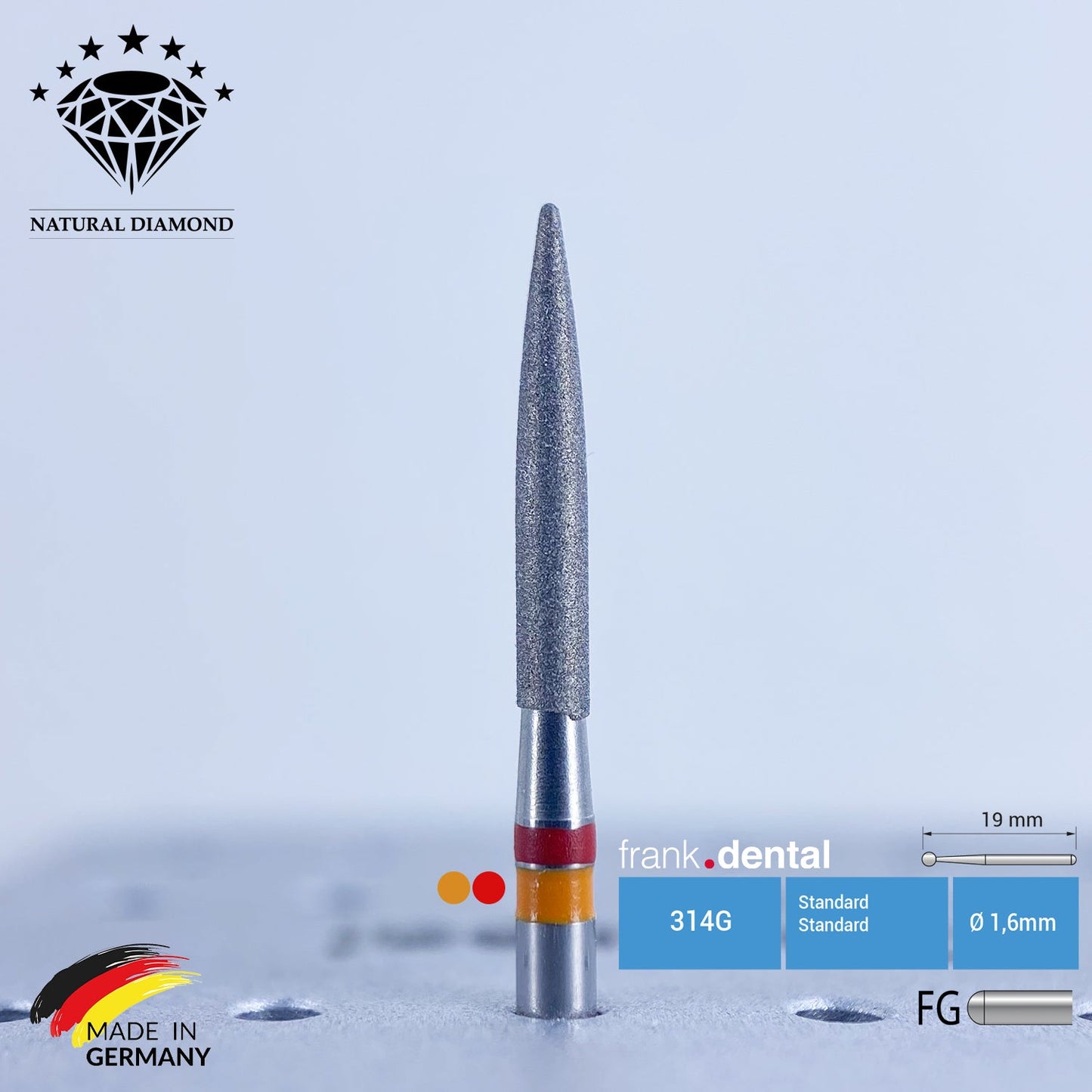 Zircon Crown Cutting Burr - Z863 - 5 Pieces