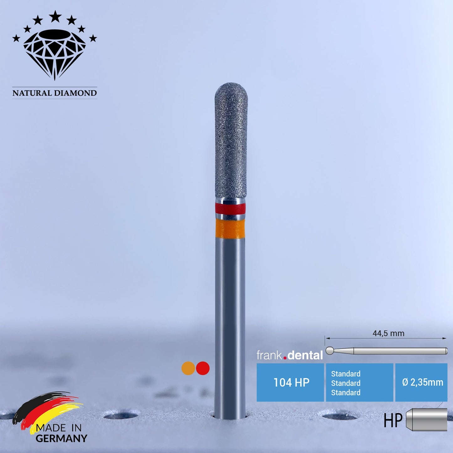 Zircon Crown Cutting Burr - Z881 - Handpiece - 5 Pieces