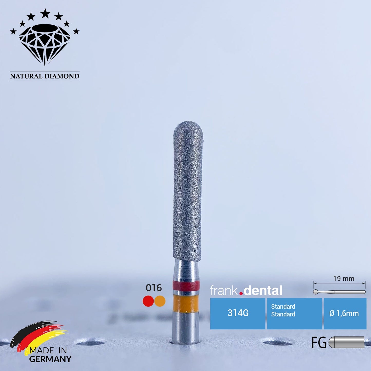 Zircon Crown Cutting Burr - Z881 - 5 Pieces