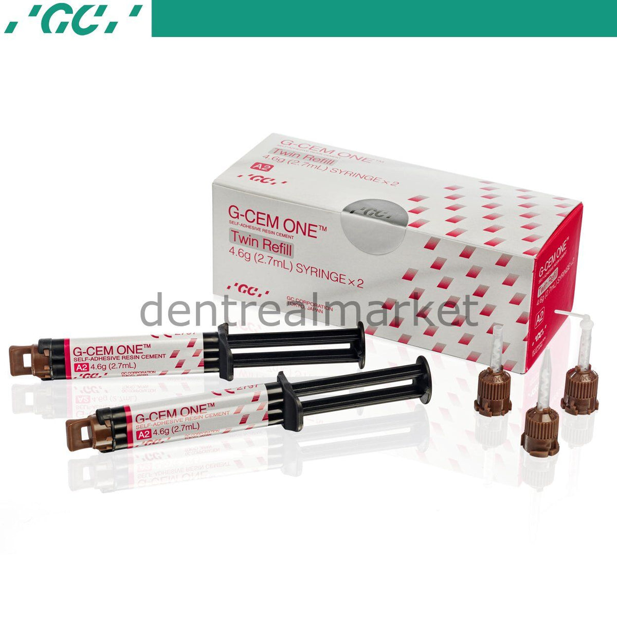 G-Cem ONE Twin Refill - Self Adhesive Resin Cement A2 2*4,6 gr
