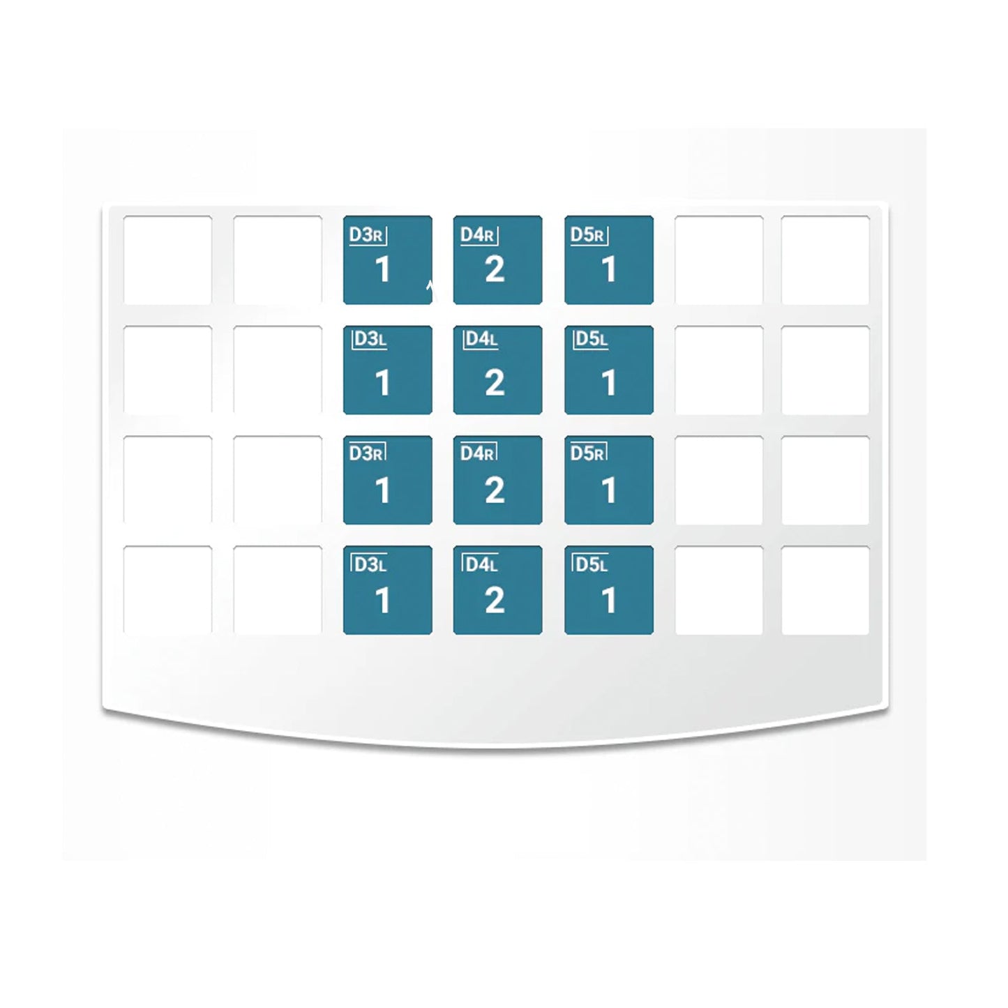NuSmile - ZR First Primary Molar Crowns Evaluation Kit - 16 Crowns - Zirkonia Pediatric Crowns