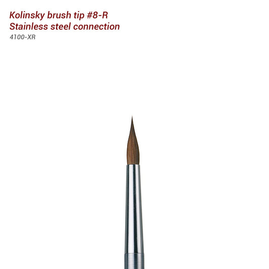 Sable Brush Tip - Kolinsky Brush Type #8-R