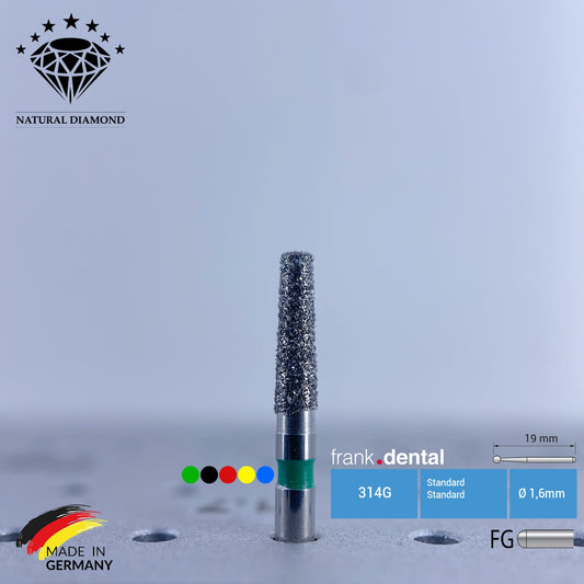 Dental Natural Diamond Bur - 846 Dental Burs - For Turbine - 5 Pcs