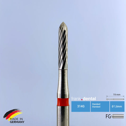 Orthodontic Tungusten Carpide Adhesive Remover & Debonding Bur - C282 - For Air Turbine