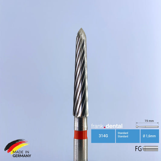 Orthodontic Carpide Adhesive Remover & Debonding Bur - Air Turbine C284K