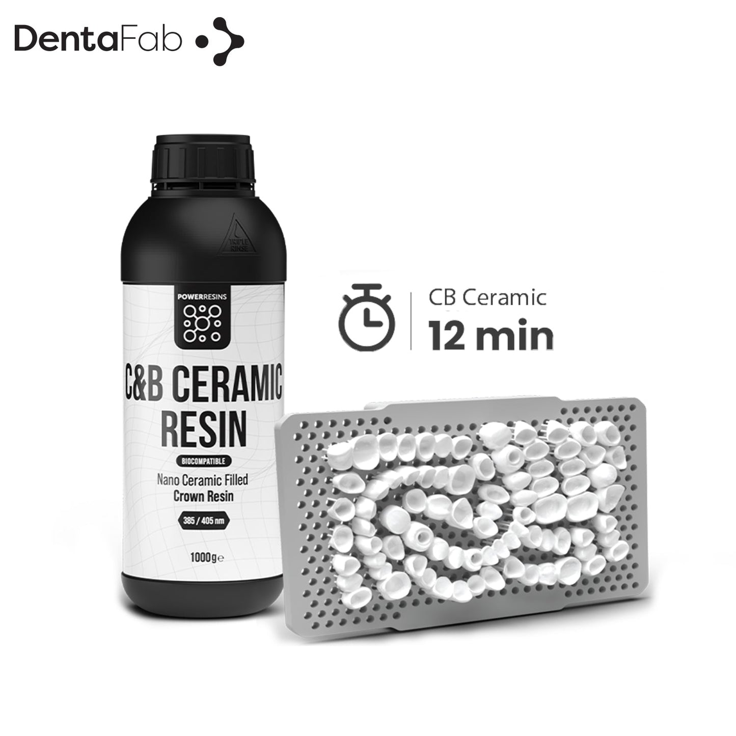 3D Printer Resin - C&B Ceramic - 500 gr
