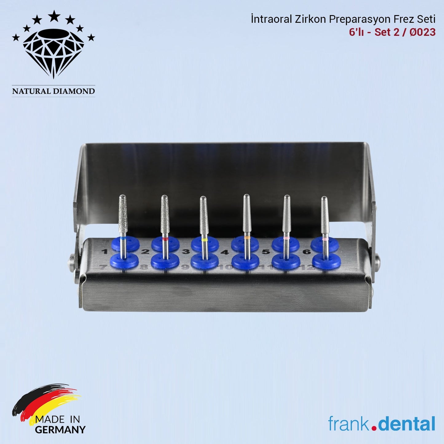 Intraoral Zircon Bur Kit of 6 - ZR2356