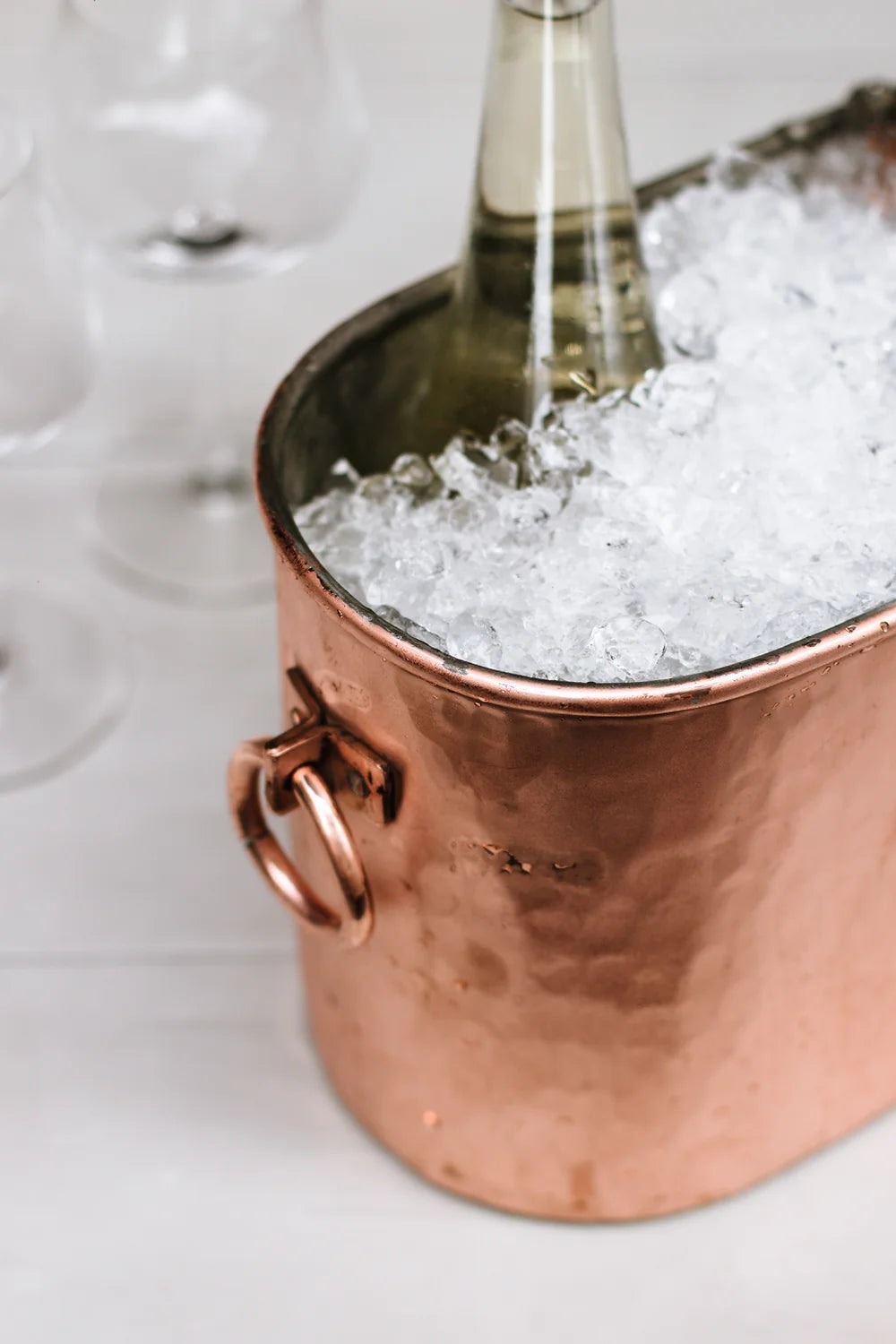 Oval Copper Wine Bucket