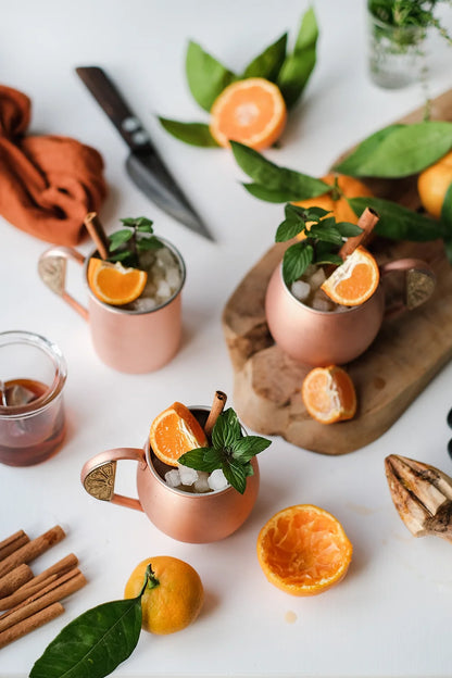 Mandarin Copper Cocktail Glass