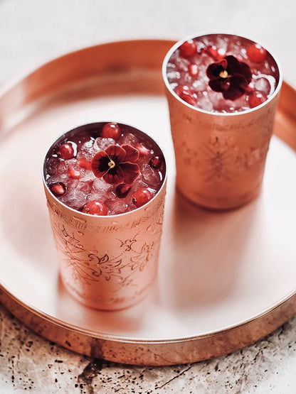 Mesopotamia Copper Cocktail Glass