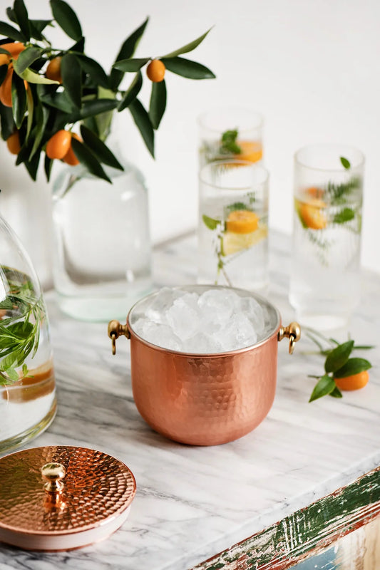Saki Copper RakI Ice Bucket
