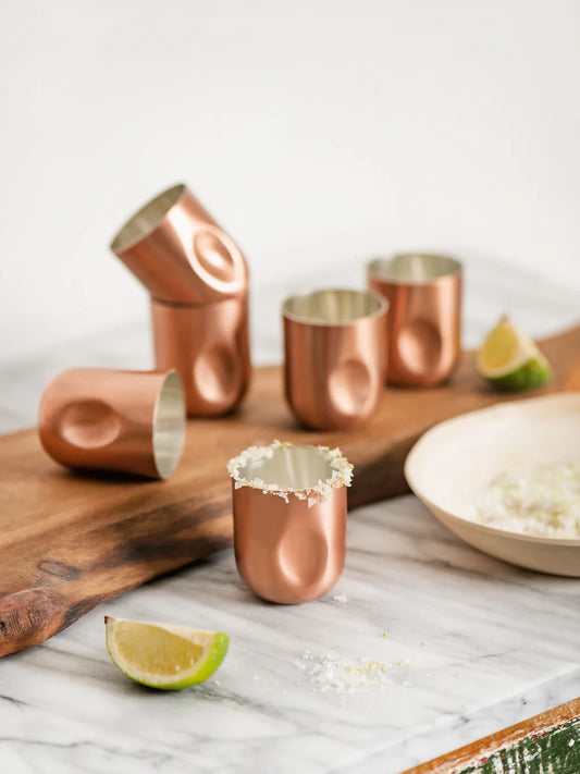 Tumy Copper Shot Set of 6