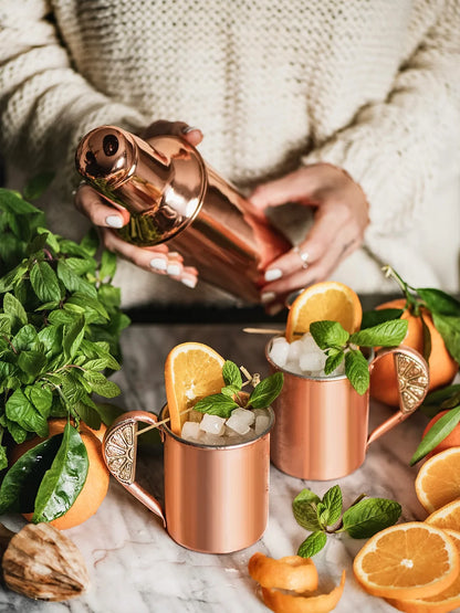 Mandarin Copper Moscow Mule Mug