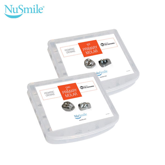 NuSmile Pre-Contoured Stainless Steel Crown Starter Kit