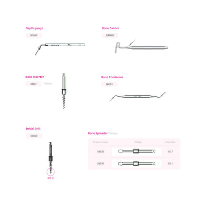 SCA Kit - Sinus Crestal Approach Kit