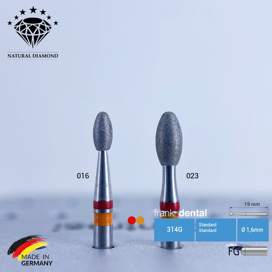 Zircon Crown Cutting Burr - Z379 - 5 Pieces