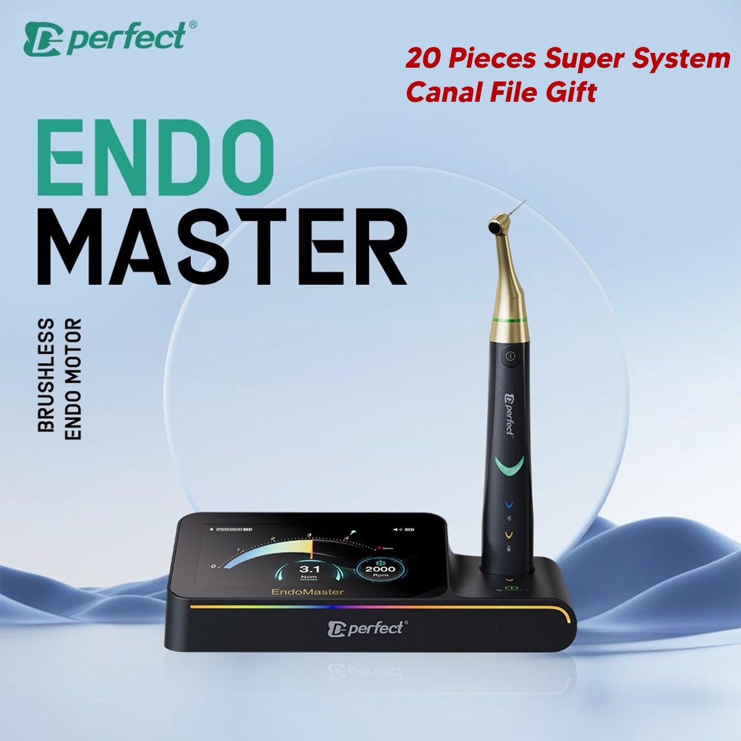 Perfect Endo Master - Endomotor + 20 Super System Root Canal Files