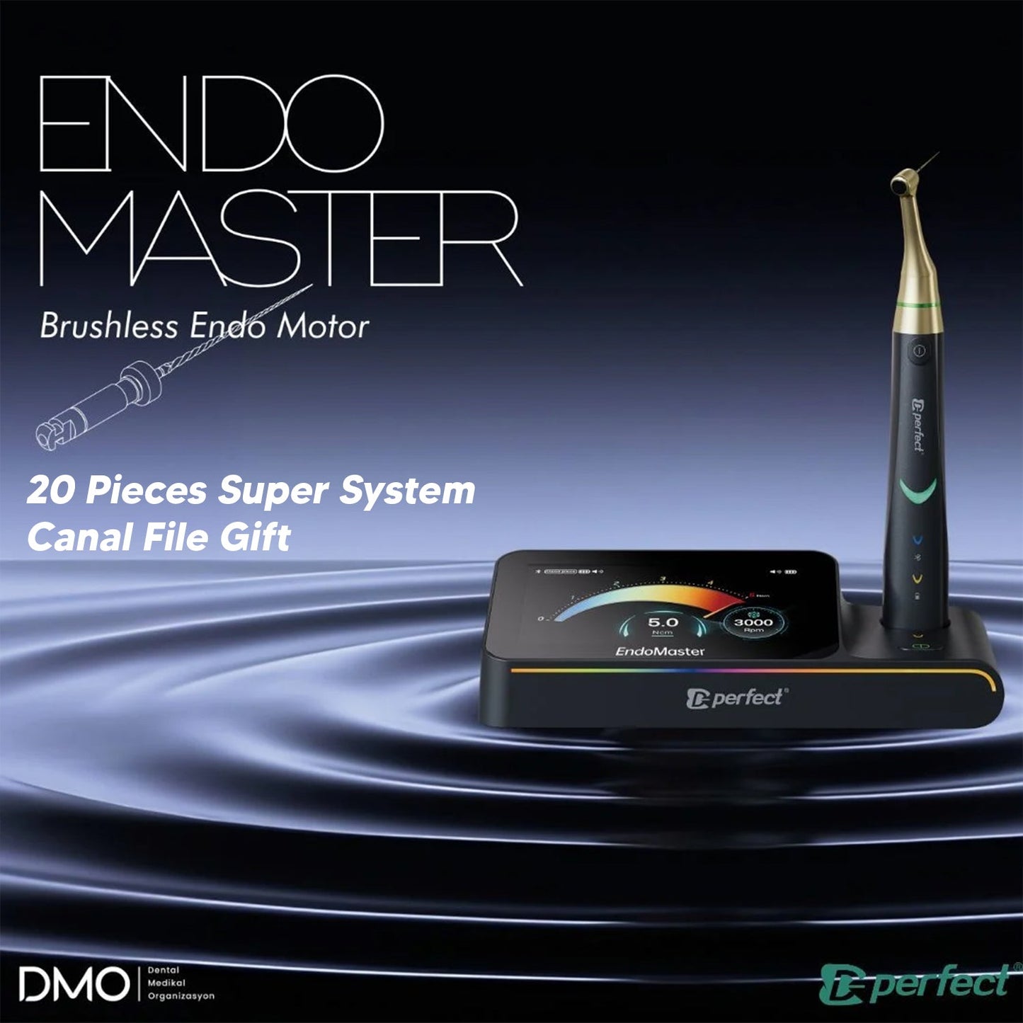 Perfect Endo Master - Endomotor + 20 Super System Root Canal Files