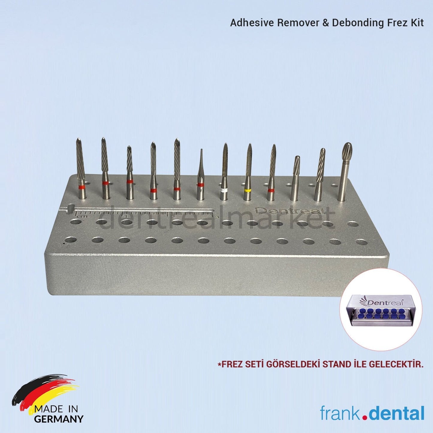 Orthodontic Adhesive Remover & Debonding Bur Set