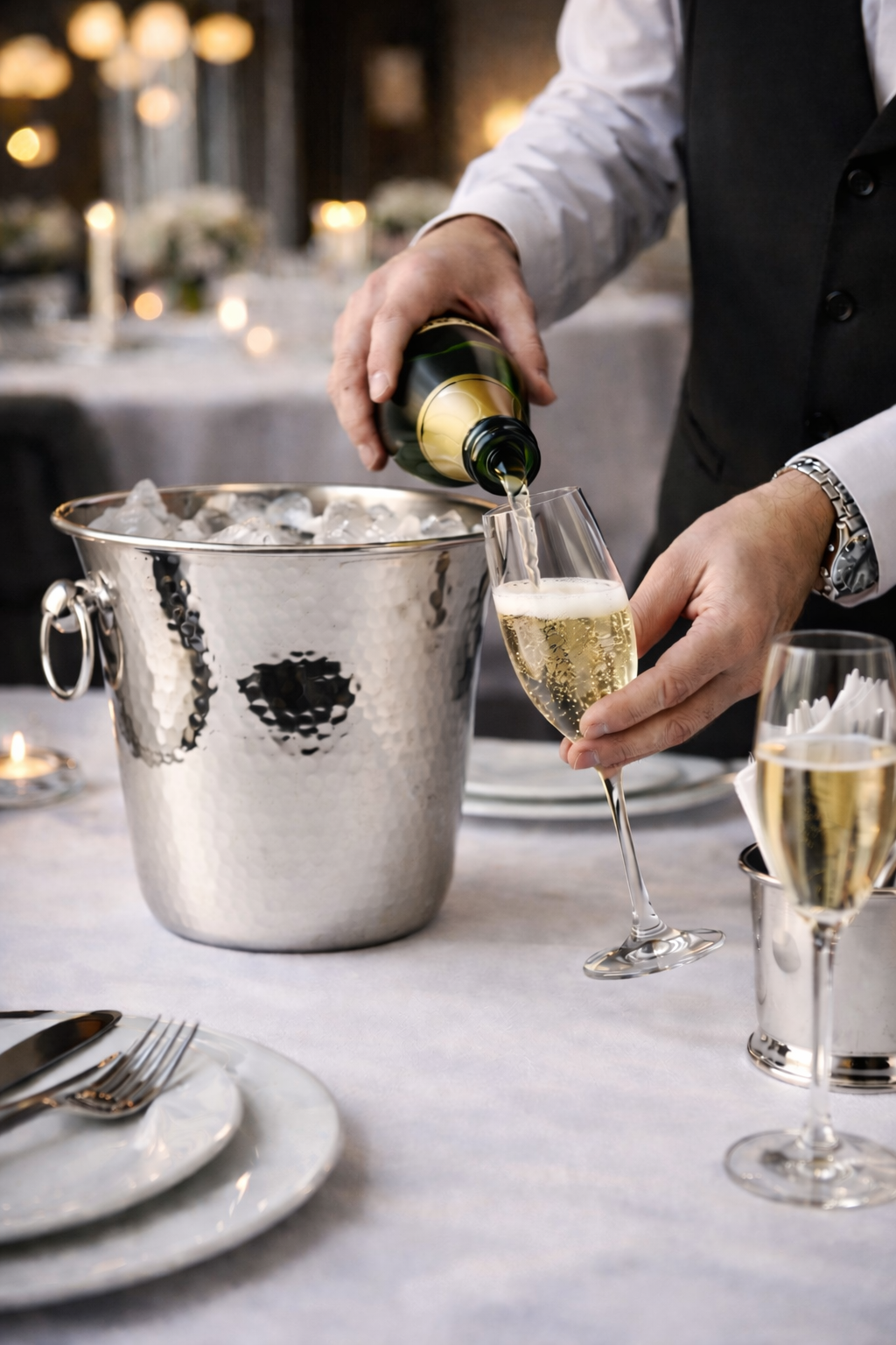 Ardenne Nickel Champagne Bucket