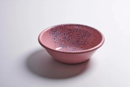 Kapka - Flow Fest Bowl - Enamel Vintage Look Washable Bowl / Kapka