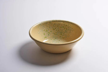 Kapka - Flow Fest Bowl - Enamel Vintage Look Washable Bowl / Kapka