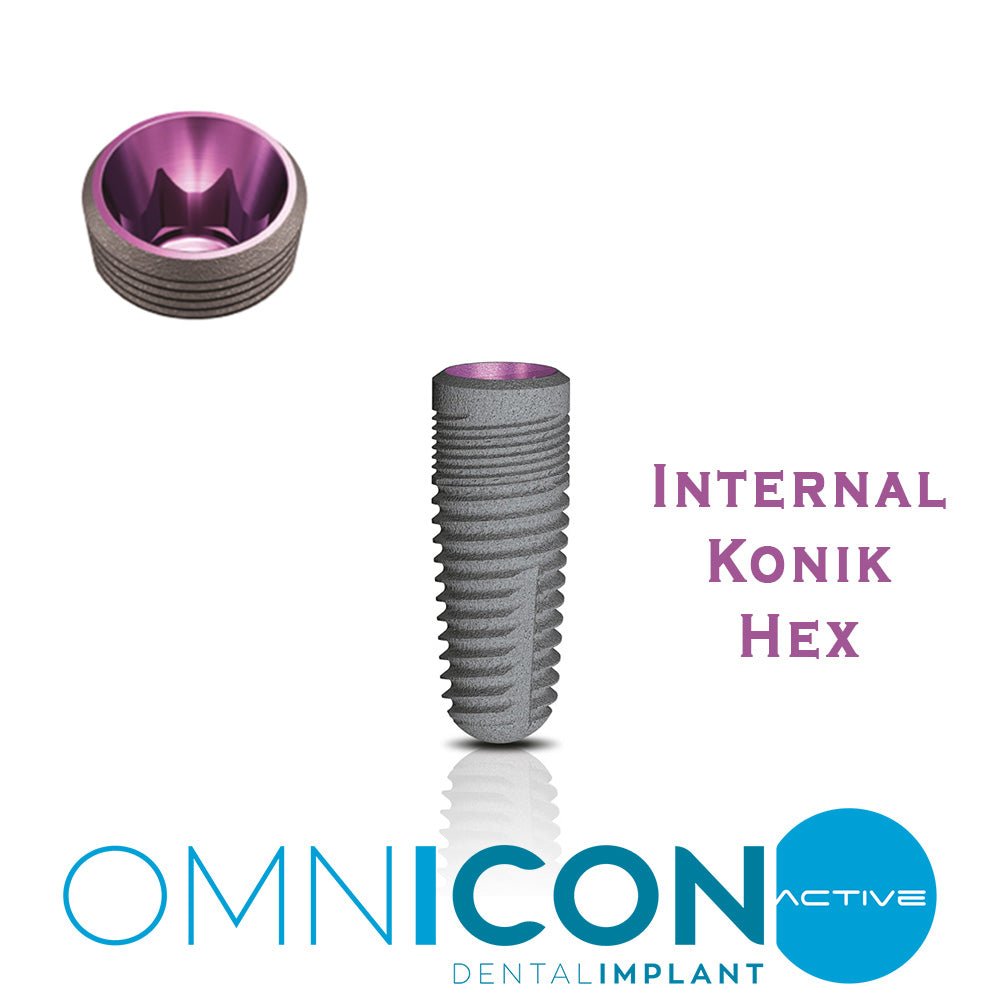 RHPositive - OMNIcone Internal Conical Hex Dental Implant Big Full Package - 200 Pcs