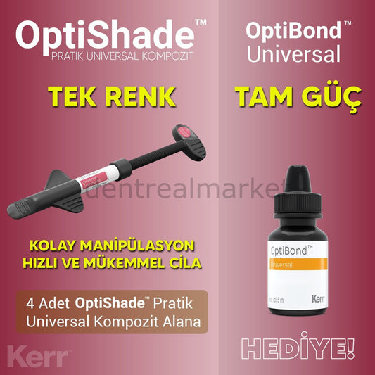 Kerr OptiShade Practical Universal Composite + OptiBond Universal Bonding Promotion