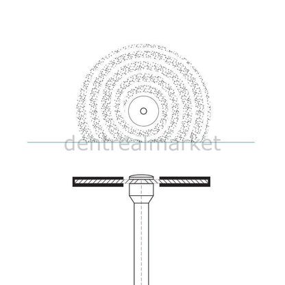 Frank Dental - Ortho Diamond Disc Interface Separe - Double Sided Etching