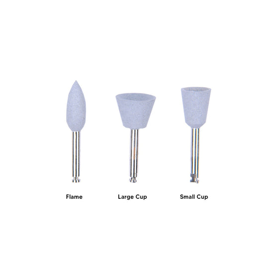 Ivoclar Vivadent - Politip - F Refill - Composite and Amalgam Polishing & Finishing Rubber Pack of 6