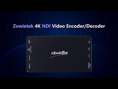 ZowieBox 4K NDI Video Streaming Encoder,Decoder and Recorder