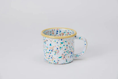 Kapka - Wonder Wheel Mug - Enamel Vintage Look Washable Mug / Kapka